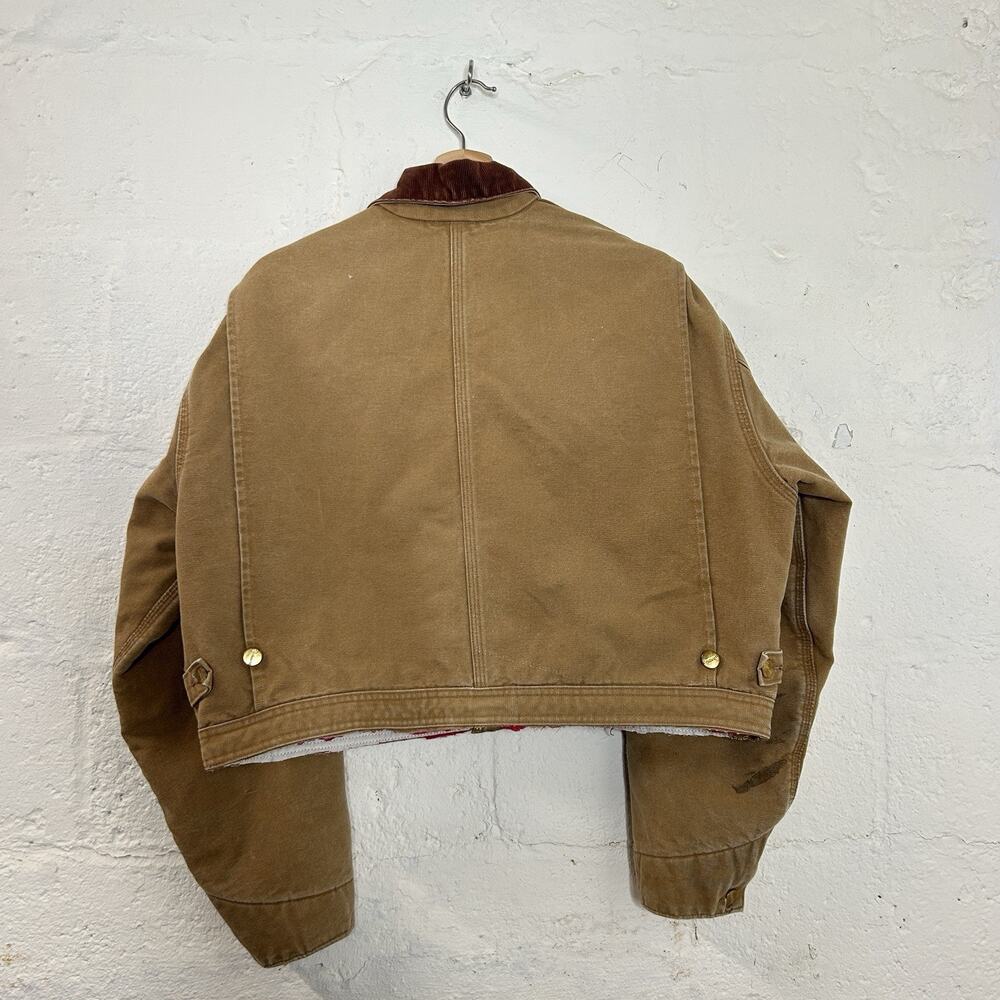 Vintage Carhartt Detroit Style Workwear Jacket “Tan” - Picture 2 of 12